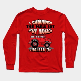 I Survived The Mall Lot Pot Holes Long Sleeve T-Shirt